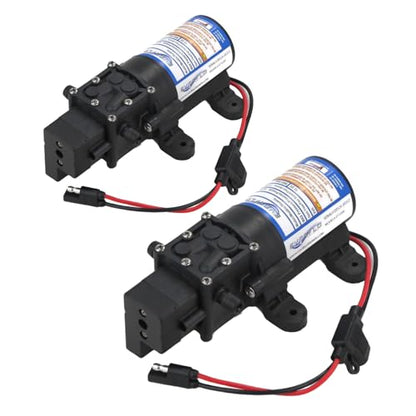 OEM | (2 Pack) Everflo 1.0 GPM, 12V, Diaphragm Pump EF1000, EF1000-BOX, EF1000BOX
