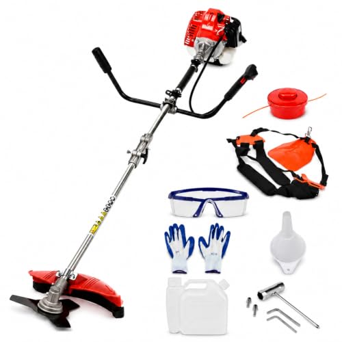 52CC Gas Weed Wacker, 2-in-1 String Trimmer & Brush Cutter
