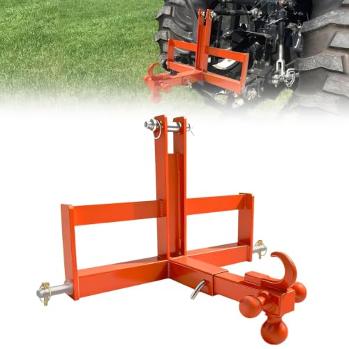 IDEALHOUSE 3-Point Quick Hitch, 10000 LB Capacity, 2 Inch Trailer Ball