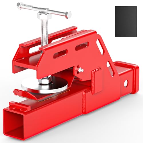 Tractor Bucket Hitch Receiver with Non-Slip Pad, 2" Ball Mount Receiver