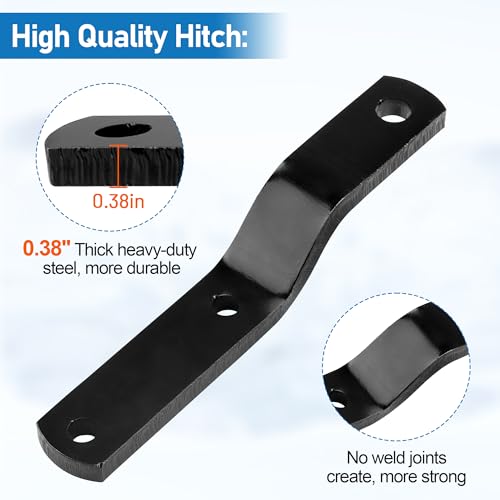 Lawn Mower Hitch, 23475 Bracket Compatible with Agri-Fab, John Deere etc