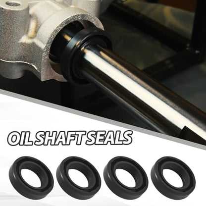 4 PCS Oil Axle Seals TT-187T0134280 Replacement for M-T-D LTX1042KW 2012 Craftsman LTX1042KW 2013 Bolens LTX1042KW 2014 Remington Ryobi Yardman Yard-Machine