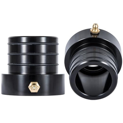 MG21103 Dana 30/44 Front Axle Tube Seal Pair For Jeep Wrangler JK JKU 2007-2018, YJ 1987-1995, TJ 1997-2006, LJ 2004-2006, Cherokee (XJ) 1984-2001, Grand Cherokee (ZJ) 1993-2001 (2PCS Black) - color: Black