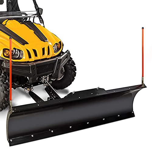 28" Snow Plow Markers Blade Guides Orange 3/4'' Built-in Steel Wire Stainless Steel Thickened Material Never Break Fit for Blizzard Boss SNO-Way Western Snowplows Pickup Truck SUV UTV ATV