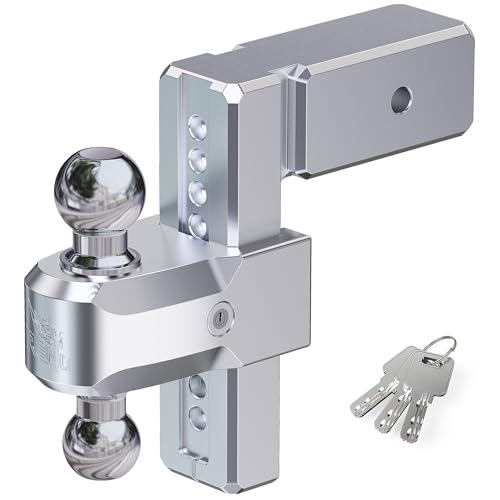 RENO Trailer Hitch (3" Receiver) - 8" Drop/Rise Adjustable Trailer Hitch - size: 3" Receiver x 8" Drop/Rise