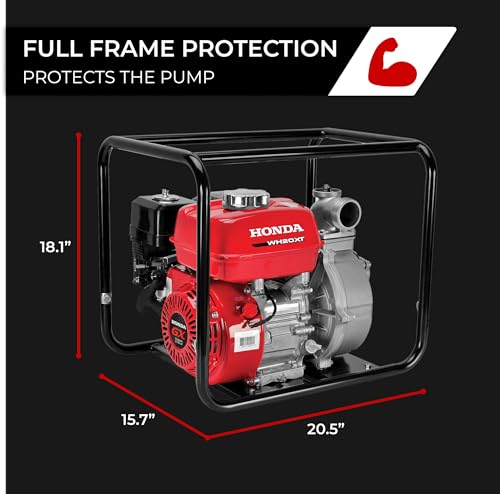 Honda WH20 2-Inch High Pressure Water Pump (WH20XTAF)