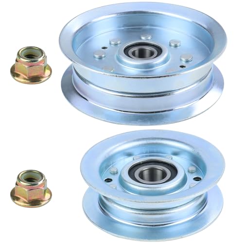GY22172 Idler Pulley with GY20629 Idler Pulley for John Deere D140 - color: JD6 1xGY20629+1xGY22172