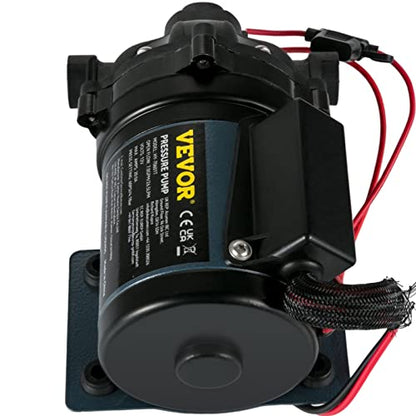VEVOR Washdown Pump, 12V DC, 7 GPM 60 PSI, Max. 10 FT Lift Self Priming Water Pump, w/EPDM Valve, Universal Salt Water Strainer & Female/Male Thread, for RV, Marine Deck, Yacht - size: 12V, 7GPM, 60PSI