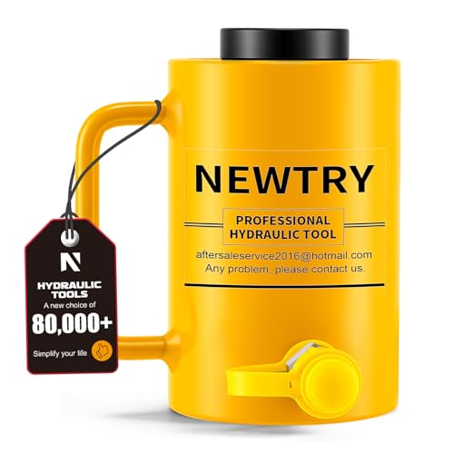 NEWTRY 30T Hydraulic Hollow Jack Cylinder, 2" Stroke Porta Power Ram