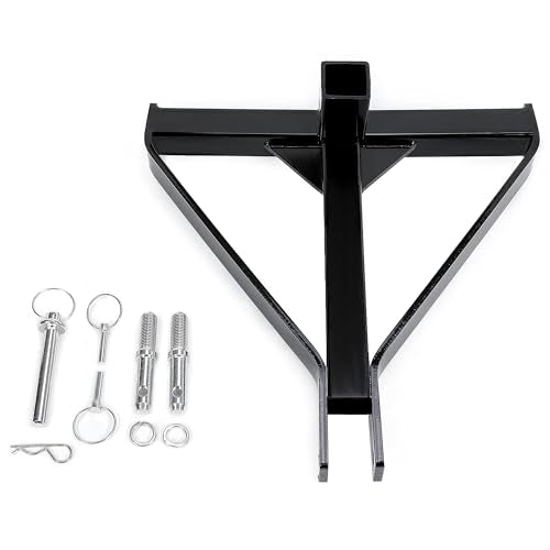 3 Point 2 Receiver Trailer Hitch Category 1 Tractor Tow Hitch Drawbar