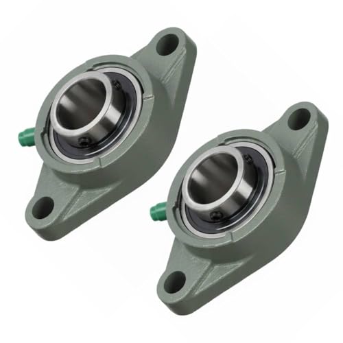 UCFL207 (35mm) Flange Block 2 Bolt Bearing Bore Self-Alignment - size: UCFL207 (35mm)