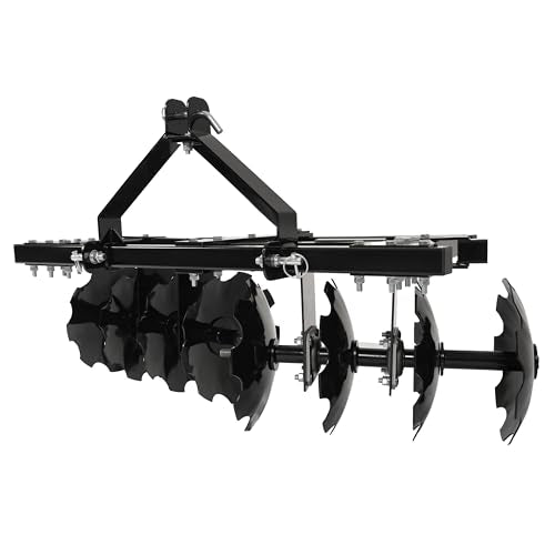 KUAFU Disc Harrow Compatible with CAT-0 Compact Garden Lawn Tractor
