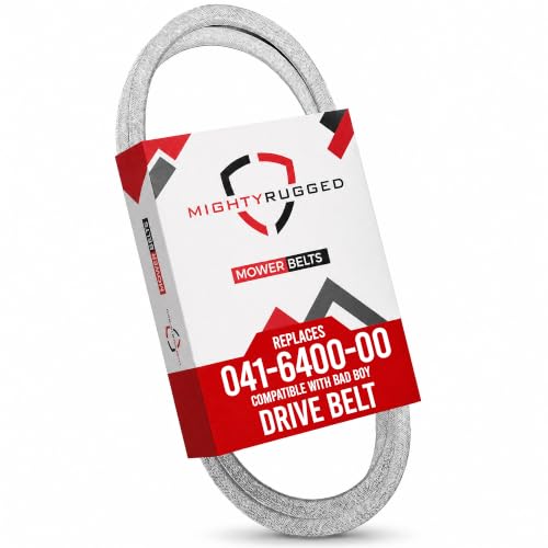 041-6400-00 Bad Boy Pump Belt Replacement, Length 66.5", Heavy-Duty, Durable, Aramid Cord Belt Replaces 041640000 for Bad Boy MZ, ZT, CZT, MZ Magnum, TSC, ZT Elite, Outlaw BBS Mowers - size: 66.5" x 1/2"