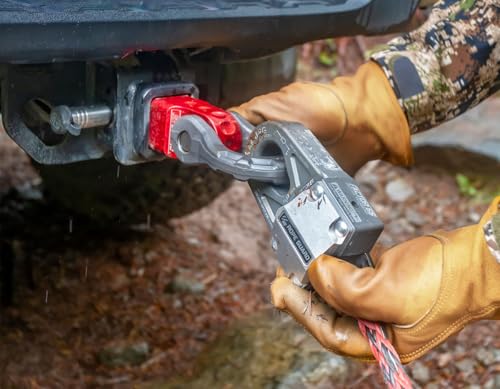 Factor 55 00020-06 Hitchlink 2.0 Rated at 9500 lb Ultimate Failure at 51,000 lb Convert Your Vehicles Hitch Receiver into a Recovery Point. Ideal for 4x4 Off Road Adventures – Gray - color: Gunmetal