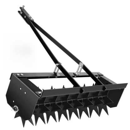 400 LBS Heavy Duty Pull Behind Aerator,Thickened Iron Frame,Lawn Aerator