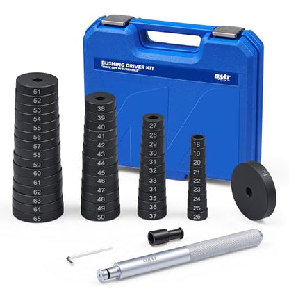OMT Bushing Driver Set & Transmission Bearing Race Seal Installer Kit - color: Silver Handle, size: 52pc Bushing Driver Kit