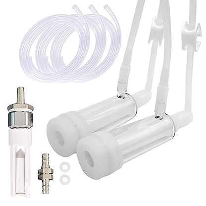 Milking Machine Accessory Goat Teat Cup, 3 Milk Hose and Bucket Lid Replacement Set