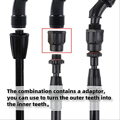 Sprayer Nozzle Tips,6 Piece Multifunctional Spray Combination,Adjustable Nozzle,Suitable For Replacing Backpack Sprayer Nozzle,Farm Nozzle,Water Pump Nozzle And Orchard Nozzle