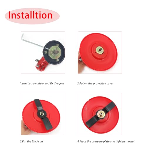 8 Inch Weeder Plate Blades Lawn Mower, Home Weeding Disc Trimmer Head - size: 8 inch