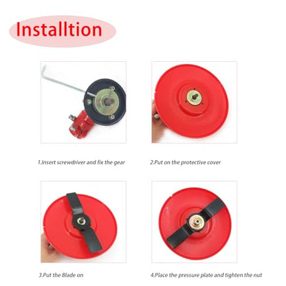 8 Inch Weeder Plate Blades Lawn Mower, Home Weeding Disc Trimmer Head - size: 8 inch