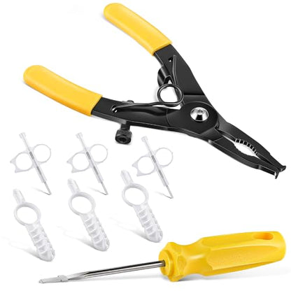 Sprinkler Adjustment Tool Compatible with Hunter/Rain Bird, Yellow & White - color: Yellow & White