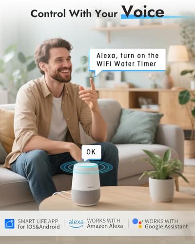 Insoma WiFi Water Timer for Garden Hose, Brass Inlet Outlet - size: 1 Zone-WiFi-V2.0-Brass Value