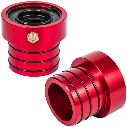 MG21103 Dana 30/44 Front Axle Tube Seal Pair For Jeep Wrangler JK JKU 2007-2018, YJ 1987-1995, TJ 1997-2006, LJ 2004-2006, Cherokee (XJ) 1984-2001, Grand Cherokee (ZJ) 1993-2001 (2PCS Red) - color: Red