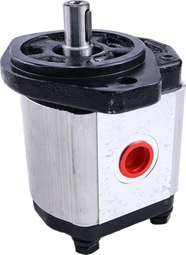 Solarhome Hydraulic Gear Pump CI58K-A02-122L Compatible with 5/8" Straight Keyed Inches SAE A-2 Bolts 3-15 GPM Outlet Port SAE 10 Inlet Port SAE 12 3600 PSI
