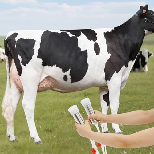 2 in 1 Cow Milking Machine, 10L Goat Milking Machine Portable, Speed Adjust - size: 10 L