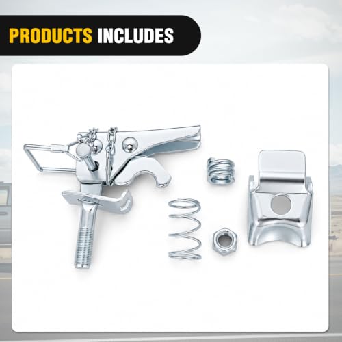 Nilight 1-7/8" Trailer Coupler Repair Kit with Chain 2000 lb Capacity - color: 1-7/8" /2000LBS