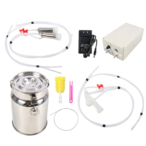 Nakkaa 2 in 1 10L Cow and Goat Milking Machine