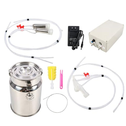 Nakkaa 2 in 1 10L Cow and Goat Milking Machine