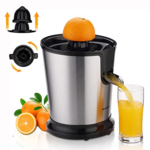 Homeleader Electric Citrus Juicer, Lemon Squeezer with Stainless Steel, Orange Squeezer