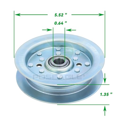 2 Pack 300401 Idler Pulley for Dixie Chopper 3560T 2760 2460 Decks - color: A35 2xDixie Chopper 301564