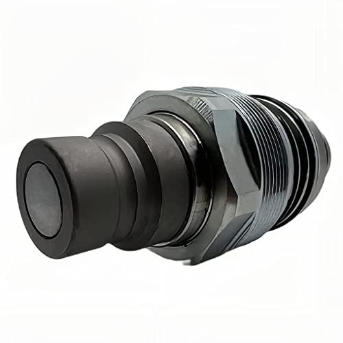 46mm Hydraulic Flat Face Male Quick Coupler Skid Steer Loader for 4BD4FI Cartridge Manifold Block Aftermarket Replacement Bobcat 6679837| Kubota V0511-77140 - size: 46MM Male BD4FI