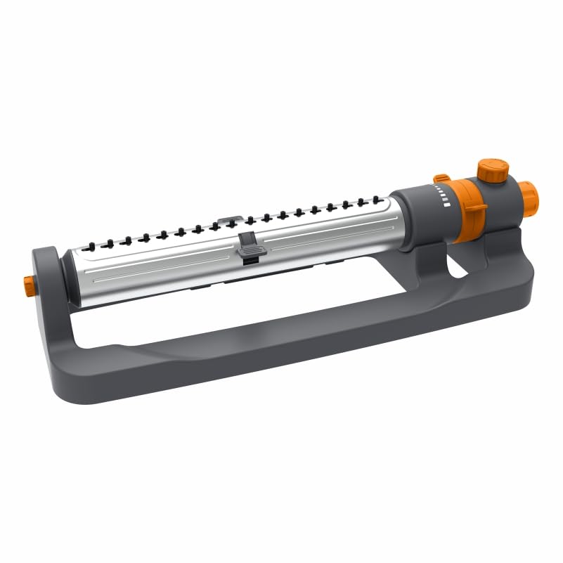 Oscillating Water Sprinkler for Yard, Lawn Adjustable Sprinkler for Garden