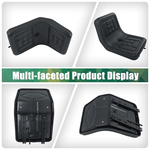 ALL-CARB Universal High Back Lawn Tractor Seat with Central Drainage Holes