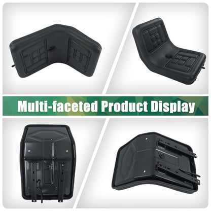 ALL-CARB Universal High Back Lawn Tractor Seat with Central Drainage Holes