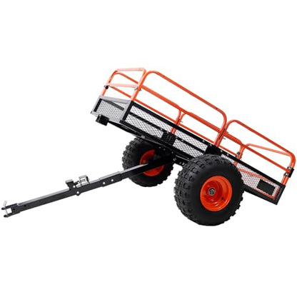 Heavy-Duty Dump Cart for Yard and Farm Hauling