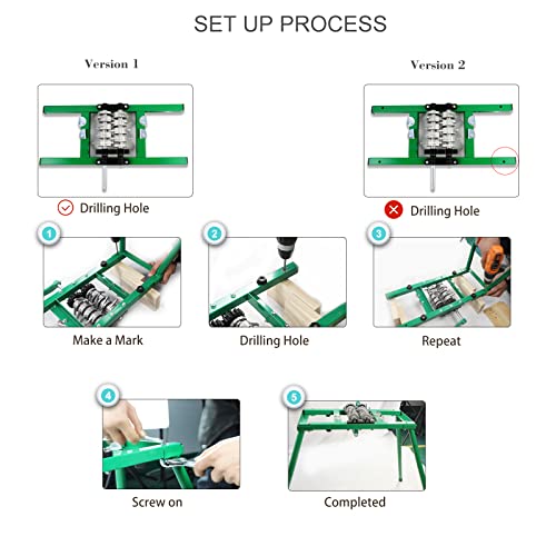 Fruit and Apple Crusher with Stand-7L Manual Juicer Grinder,Portable Fruit Scratter Pulper for Wine and Cider Pressing