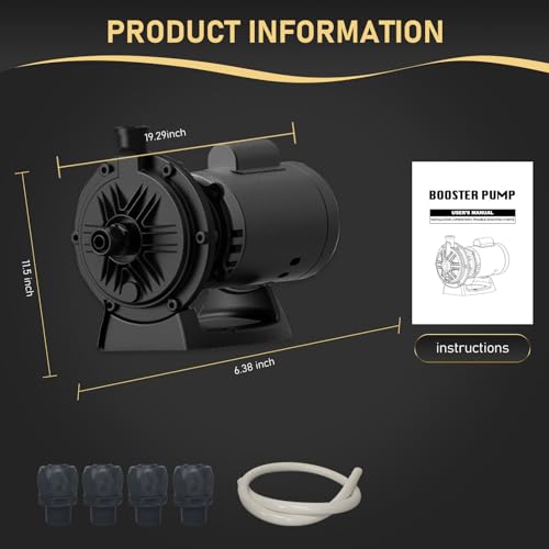 115/230Vac PB4-60 Pool Booster Pump For Pressure Side Pool Cleaner - color: Dark Gray