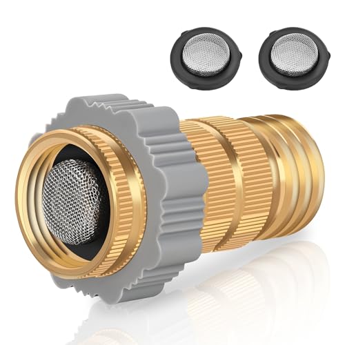 Nilight RV Hi-Flow Water Regulator Lead-Free Brass Valve 3/4" Thread - size: 40-50 psi