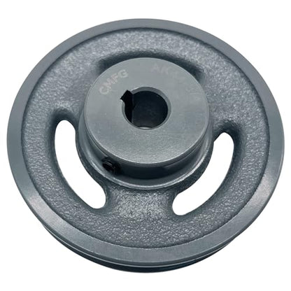 AK44-3/4 v Belt Pulley,AK4434, 4.25 inch OD, 3/4 Inch Bore,Cast Iron Material, AK Single Groove Mechanical v-Belt Pulleys for "4L" or "A" or "3L" Belts - size: 4.25 inch OD, 3/4 Inch Bore, style: 1 Groove