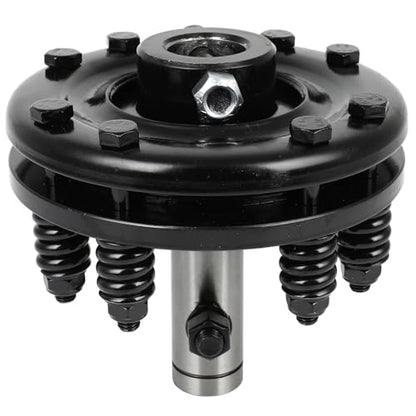 Black PTO Slip Clutch, ACZCR 1-3/8" Smooth Round Ends Slip Clutch