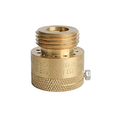 HYDRO MASTER Vacuum Breaker Valve,Hose Bib Backflow Preventer, 3/4 Inch, Brass Finish - size: 3/4 Inch
