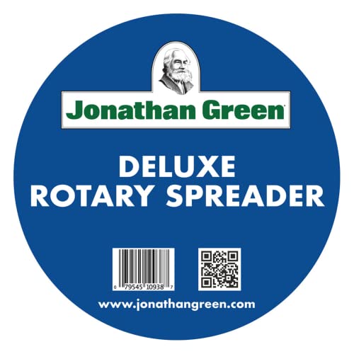 Jonathan Green Deluxe Rotary Broadcast Spreader - Covers Up to 15,000 Sq Ft - size: Deluxe