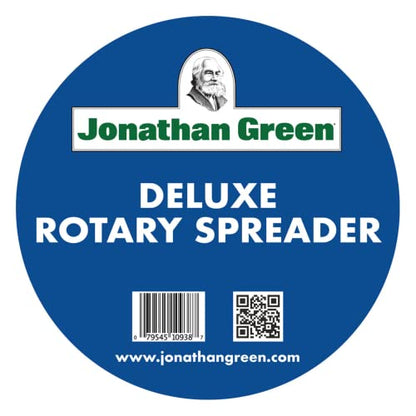 Jonathan Green Deluxe Rotary Broadcast Spreader - Covers Up to 15,000 Sq Ft - size: Deluxe