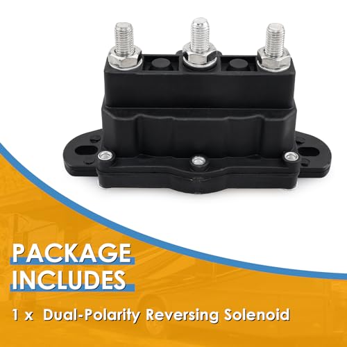 Replacement Dual-Polarity Reversing Solenoid with Silver/Bronze Alloy Posts for Hydraulic Leveling Systems and RV Slide-Outs Replace for 118246