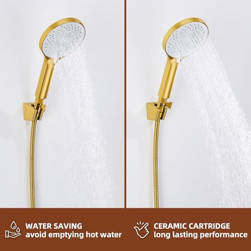 Angle Simple Shower Flow Control Valve, Water Shut Off Valve, Titanium Gold - color: Titanium Gold