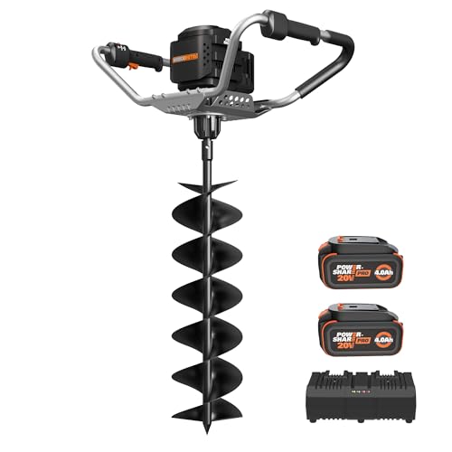 WORX Cordless Earth Auger, 40V 8" Digger, WG865